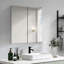 30x26 Inch Double Door Aluminum Medicine Cabinet with Soft-Closing Hinges & Invisible Handle