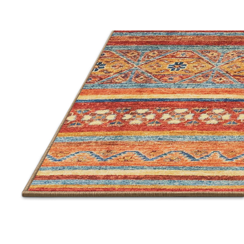 Abstract Indoor Rug, Rectangle 7' x 9'