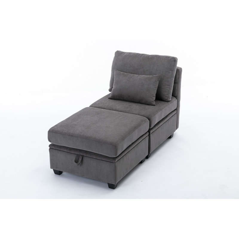 Chaise longue rembourrée Jahkye
