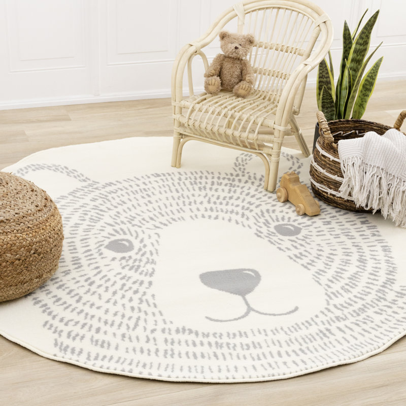 Tapis rond 5 x 5 Neutre
