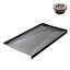 72 po x 36 po Base de douche en alcôve en acrylique noir brillant avec bonde droite, bonde incluse-115368103