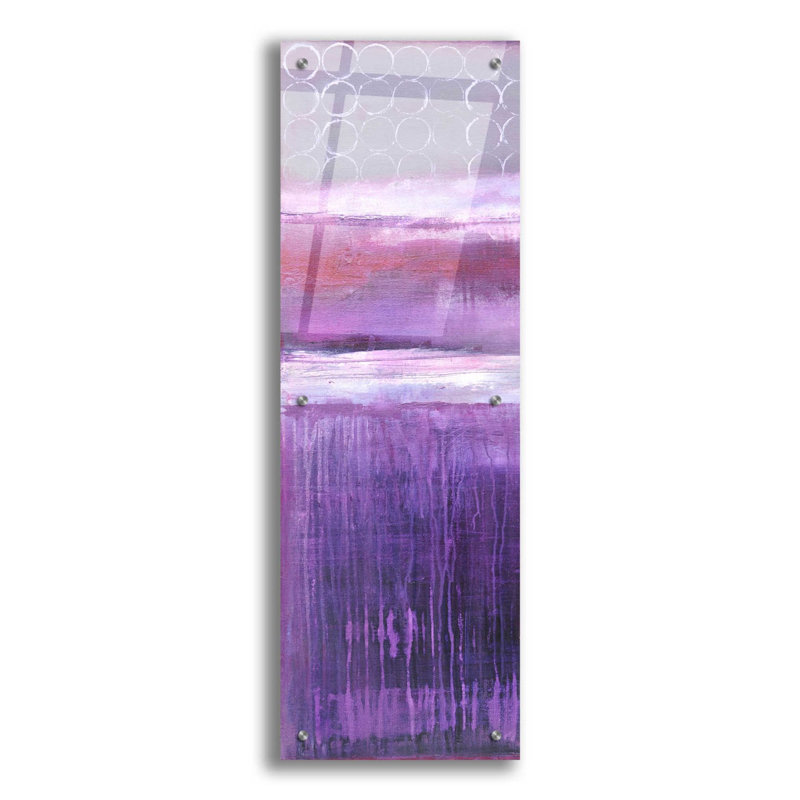 «Purple Rain I» par Erin Ashley, H 36 po x l 12 po x P 0,2 po