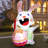 Easter Bunny with Egg Inflatable
