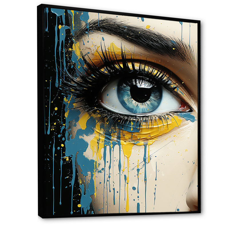 Byzantine Beauty - Classics, art mural, Cadre flottant noir, H 32 po x l 24 po x P 1 po