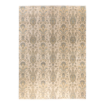 One-of-a-Kind 9' 1" X 12' 4" Wool Area Rug Ivory