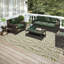 Tapis vert / blanc tissé à la machine Grecia-1746048006