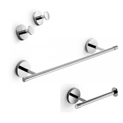 Duemila 4 Piece Bathroom Hardware Set