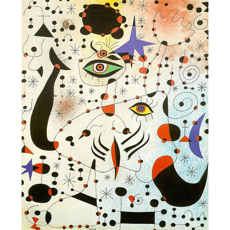 Ciphers and Constellations, amoureux d'une femme, H 24 po x l 19 po