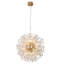 16-Light Golden Dandelion Chandeliers Modern Crystal Light Fixture,Firework Chandelier