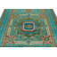 Tapis tribal turc vert et turquoise 6 x 8
