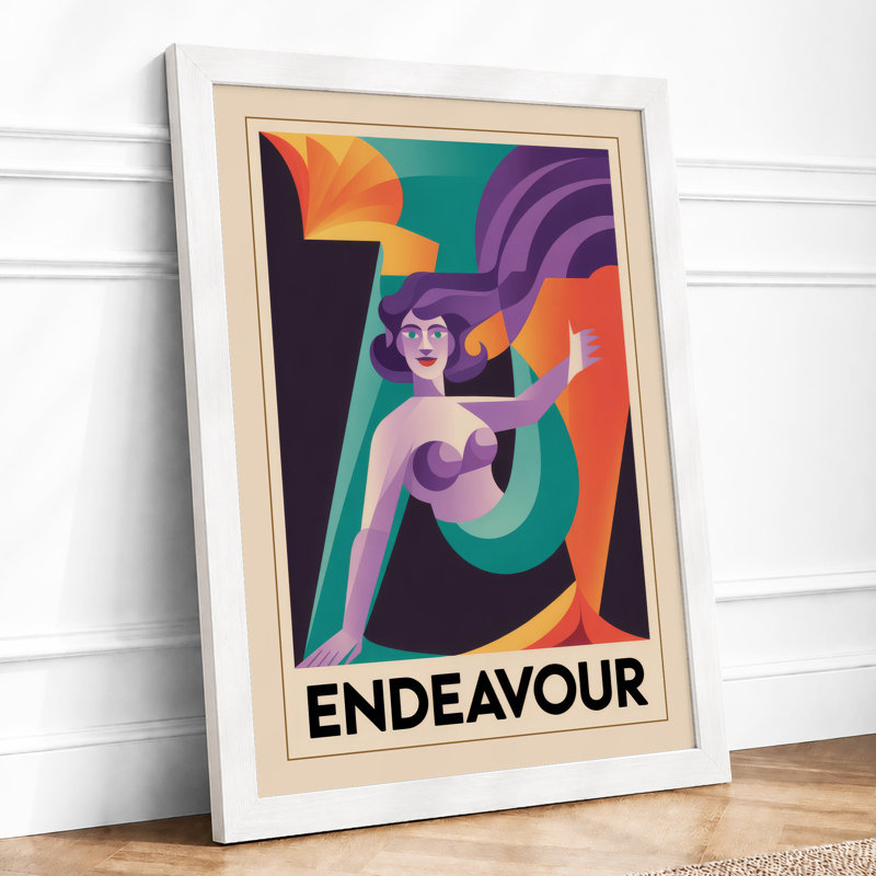Endeavour Art Deco - Print, A3 - 42.0 x 29.7 cm, White