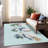 Machine Washable Indoor/Outdoor Christmas Snowman Xhevrie Sky Rug-1212481621