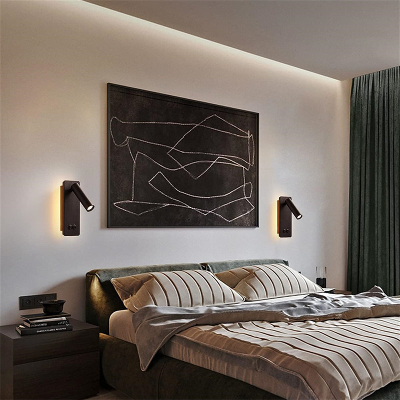 LED Plug-in Spotlight, Black