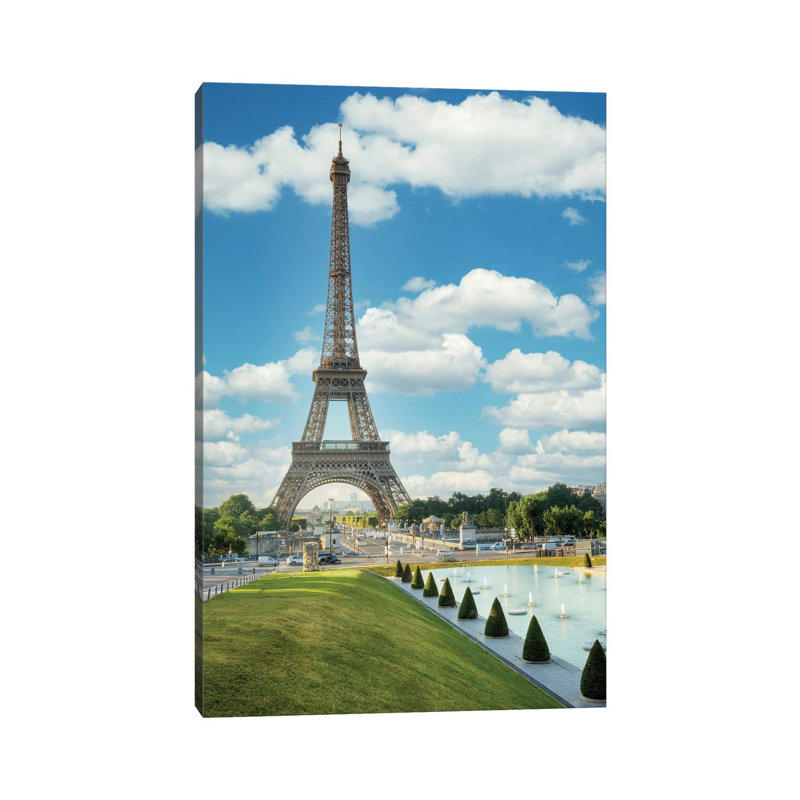Eiffel Tower View III by Alan Blaustein - Wrapped Canvas Print, 66.04 cm H x 45.72 cm W x 3.175 cm D
