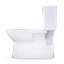 TOTO Glaston Two-Piece Elongated 1.28 GPF Universal Height Toilet with CEFIONTECT, Cotton White - CST472CEFG#01-1723618752