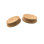 2 Pack Teak Round Drawer Knob