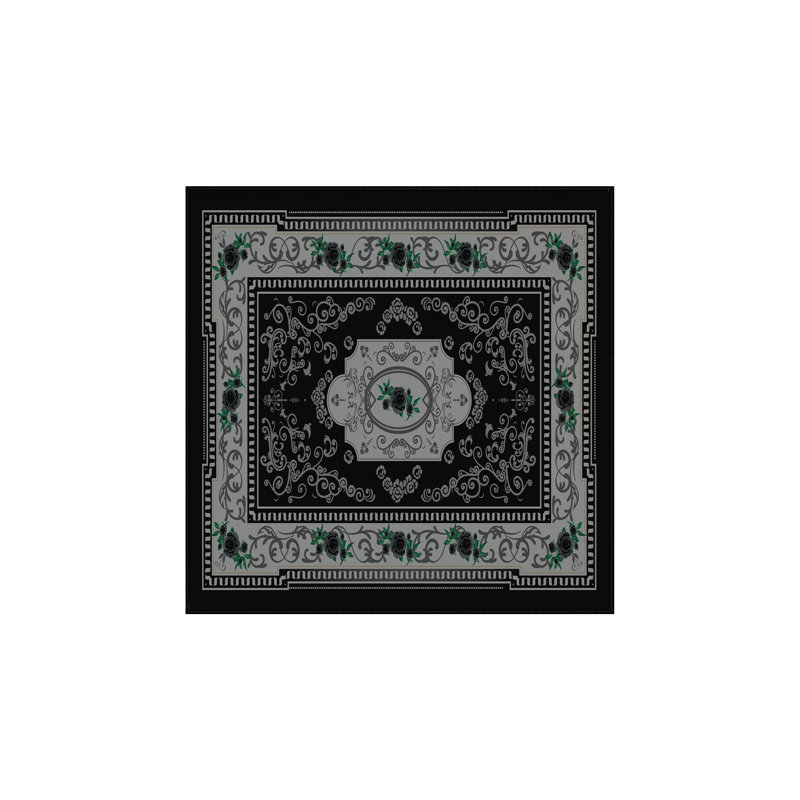 Oriental Indoor Rug, Square 4'