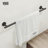 VIGO Elan 3-Piece Matte Black Bathroom Hardware Set with 24-in Towel Bar, Toilet Paper Holder and Hand Towel Holder-124871905