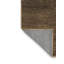 Tapis brun lavable à la machine Wrett Mid-Century Modern 196-64304670