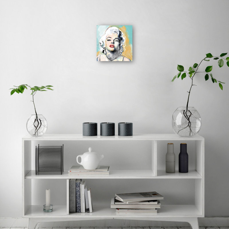 Marilyn Portrait I 20x20 Canvas Art Print