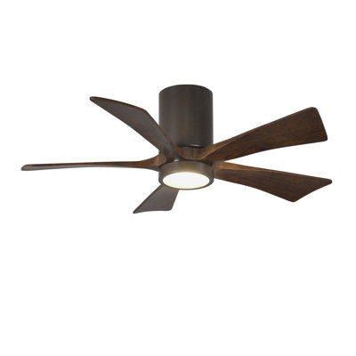 Irene Flushmount Light Kit 5 Blade LED Ceiling Fan
