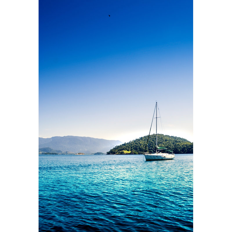 Tropical Island by Wsfurlan - No Frame Print on Canvas, 46cm H x 30cm W