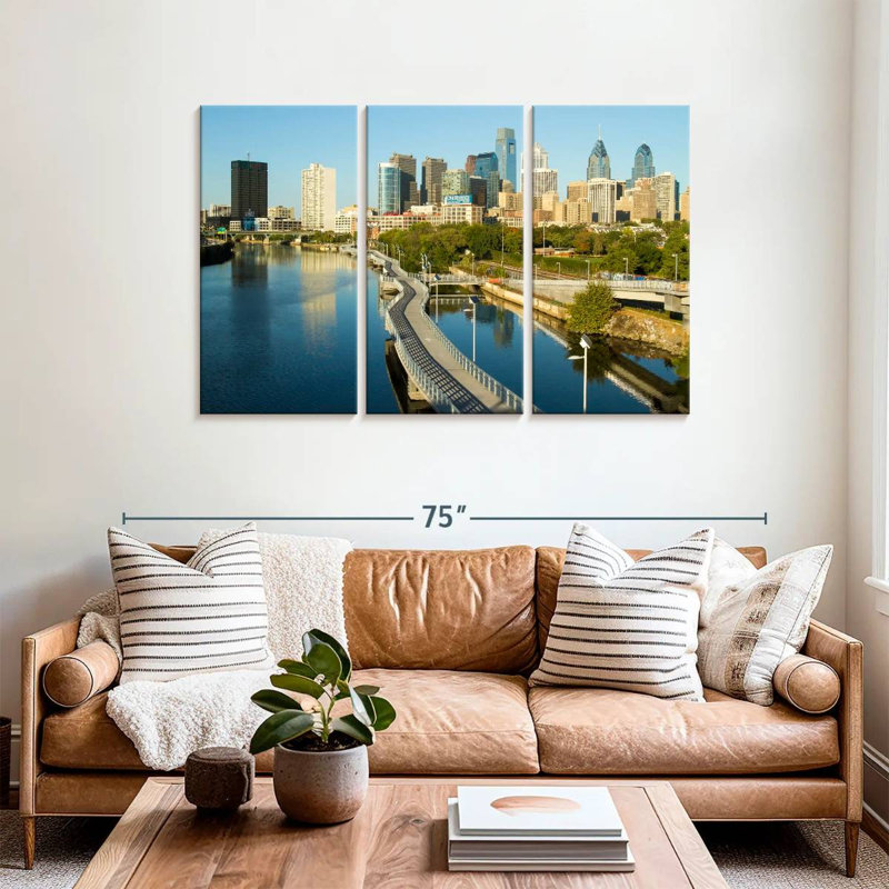 Nicci Schuylkill River Philadelphia, H 36 po x l 57 po