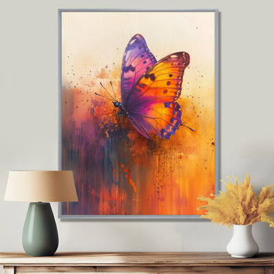 «Dolloff Lavender Echoes Of The Butterfly III» - impressions sur toile