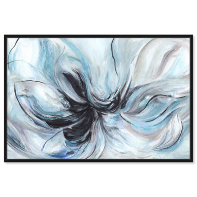 Soft Blues Canvas Modern Abstracts by