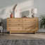  Commode à 6 tiroirs de 61 po de largeur Oranville Ranbir Oak, commode pour chambre à coucher, commode pour chambre à coucher-700196819
