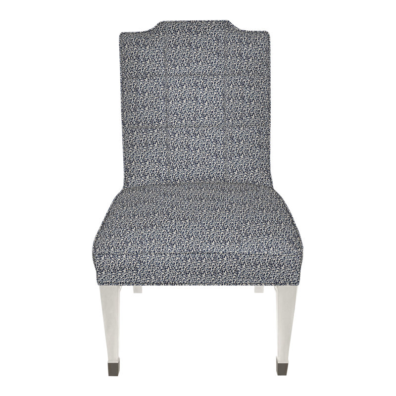 Travis By Michael Weiss Upholstered Dining Chair, Casa Blanca, Nadia Steam, No