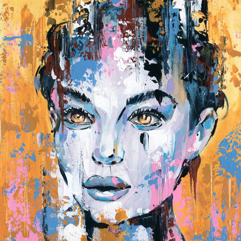 " Perfect Pout ", 18" H x 18" W
