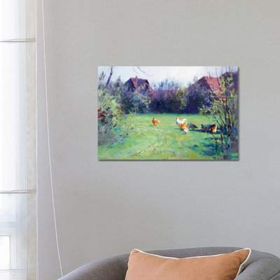 April 1 Piece Wrapped Canvas Wall Art