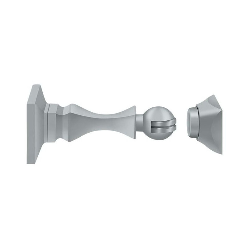 Brass Shutter / Door Accessory, Brushed Chrome