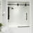 Elan 56-60" W x 66" H Sliding Frameless Tub Door with 3/8" Clear Glass-98714417