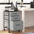 Berzai 15.7'' Wide 3 -Drawer Mobile Steel File Cabinet