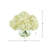 Hydrangeas in Glass Vase-689546742
