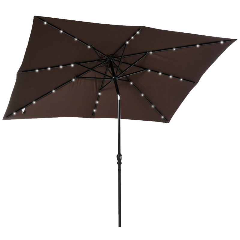 Parasol 105,6 Laplante, Brun, H 97,2 po x l 105,6 po x P 70,4 po