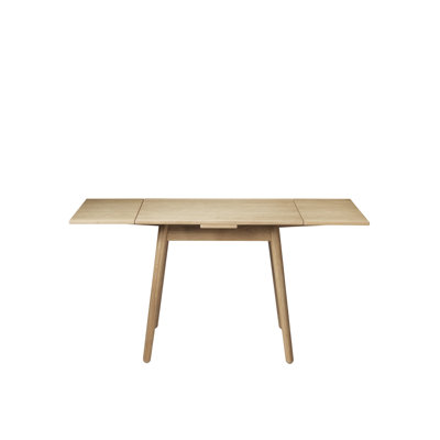 C35A Square Oak Extendable Dining Table