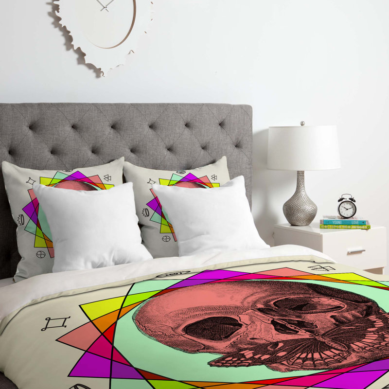 Wesley Bird Polyester Duvet Cover, King Duvet Cover + 2 King Shams