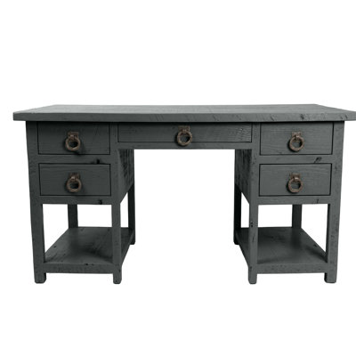 Rustic Farmhouse Solid Wood Computer Desk