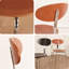 Chaise d'appoint à dossier cerise argent massif (ensemble de 2)-130059384-130059383