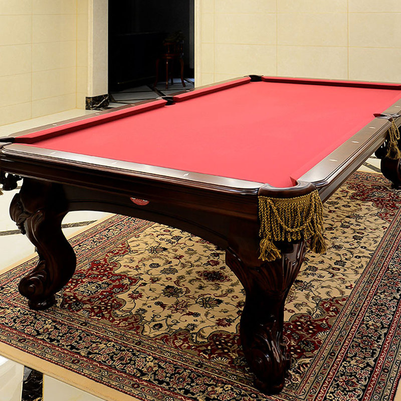 Table de billard 9 pi Vintage, 32.68" H x 111.42" W x 61.42" D