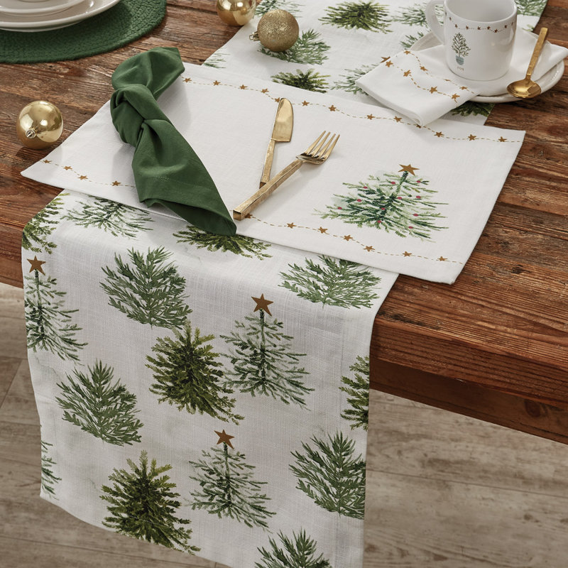  Rustic Christmas Table Runner 15X72