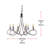 Macarthur 6-Light Dimmable Steel Candle Style Chandelier-2013434725
