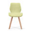 Montegut 41cm H Velvet Upholstered Upholstered Back Side Chair in Green