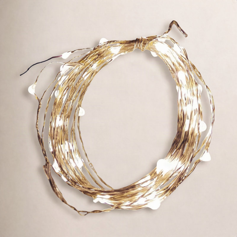 384'' LED String Lights, Warm White, 50