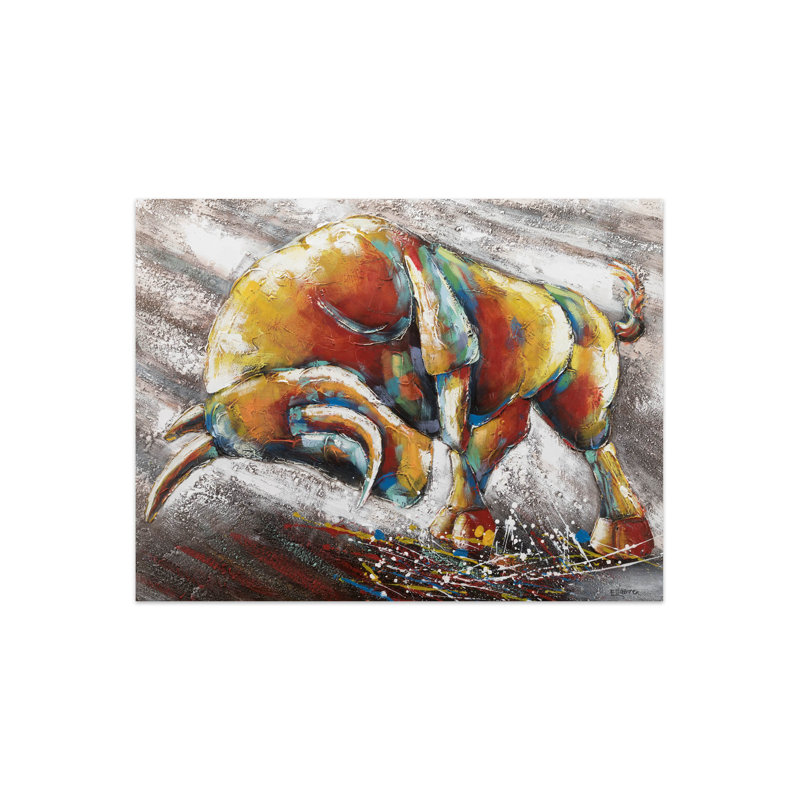 Inner strength hand -painted acrylic painting