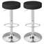 Miek Swivel Upholstered Adjustable Height Bar Stool-940856670