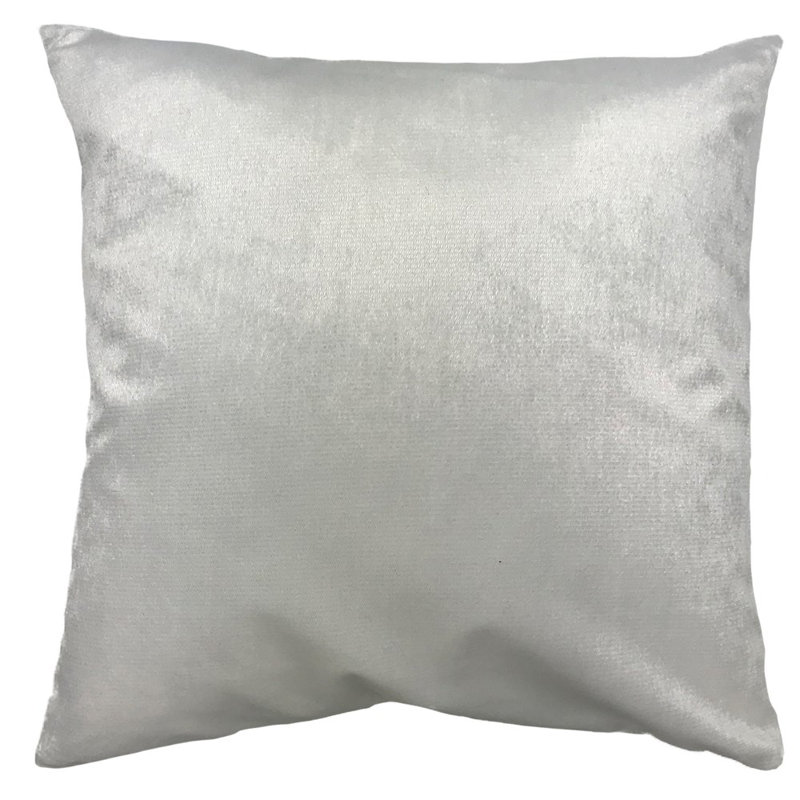 Housse de coussin carré et insert, Blanc
